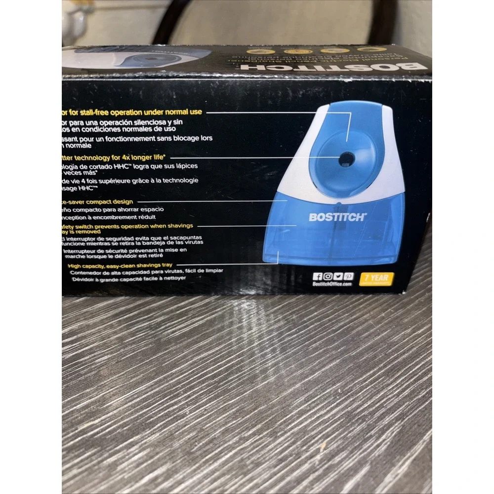 Bostitch Personal‎ Electric Pencil Sharpener - Blue